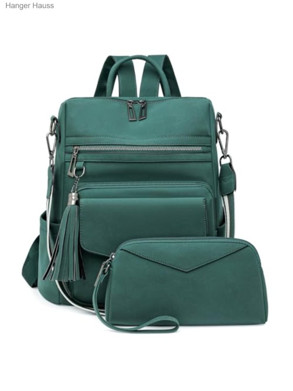 Women's PU Leather Fashion Convertible Backpack Purse Satchel Handbag Travel Bag